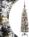 vidaXL Kunstkerstboom Groen 120 cm PVC en Staal en Kunststof