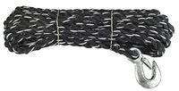 CONNEX PP zwijana lina uniwersalna 3-żyłowa, 14 mm × 10 m, biała/czarna, hak