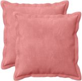 vidaXL - Kussensloop - 2 stuks - Roze - 35 x 35 cm - Katoensatijn