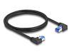 DeLOCK 80464 Netwerkkabel Zwart 1 m Cat6a S/FTP Rond