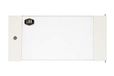 Deur LINK Deur van veiligheidsglas met slot voor kasten LINK 6U LK1907UGF grijs