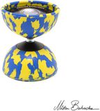 Mister Babache Diabolo Arlequin geel/blauw