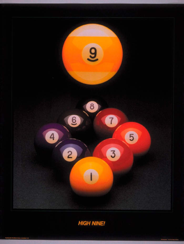 Yardy High Nine biljartposter - Meerkleurig