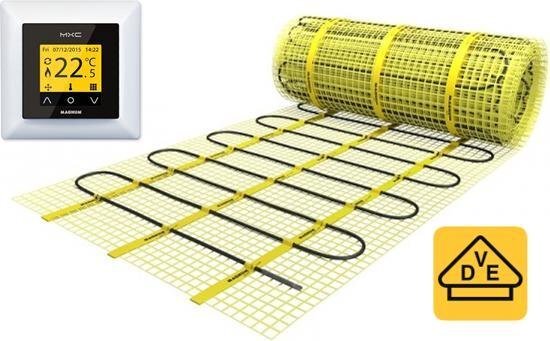 MAGNUM Mat Small Elektrische vloerverwarming 112W 0 75m2 met klokthermostaat 200075