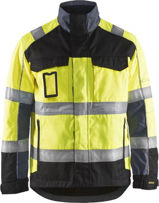 Blåkläder Blaklader Jack. Ongevoerd High Vis 4051-1811 - High Vis Geel/Zwart - XXXL