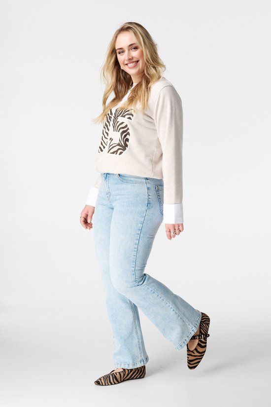 MS Mode Jeans Flared leg jeans JASMIN