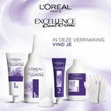 L'Oréal Paris L'Oréal Excellence Cool Crème Permanente Crèmekleuring 4.11 - Ultra As Middenbruin - 2 x - Voordeelverpakking