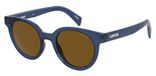 Levi's Zonnebril 1009/S Unisex Rond Polyamide Blauw/Bruin