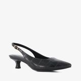 Marco Tozzi Dames Slingback Pumps Croco Print Zwart - Maat 41