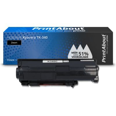 PrintAbout Huismerk Kyocera TK-340 Toner Zwart | Compatibel