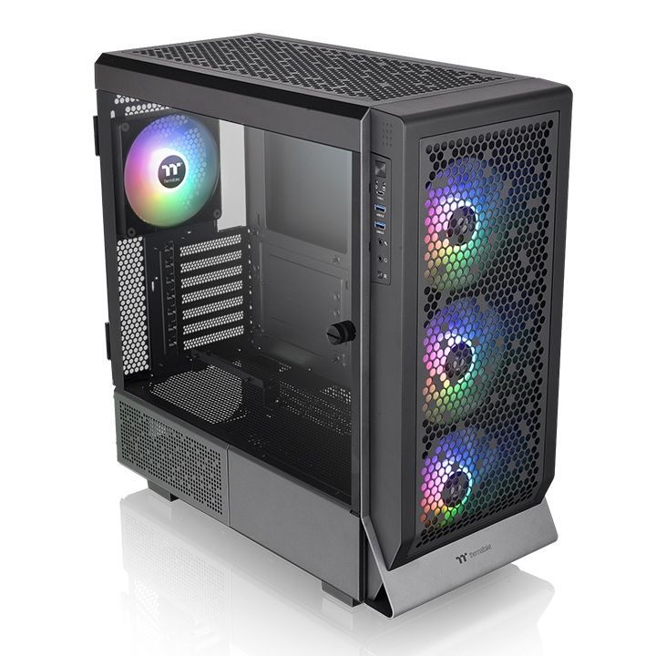Thermaltake Ceres 500 TG ARGB Midi Tower - Zwart