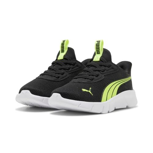 Puma Flexfocus Sliptech PS kinder sportschoenen zwart geel - Maat 33