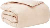 vidaXL - Deken - Set - 2 - st - 240 x 220 cm - Alle seizoenen - Kapokvezel - Beige