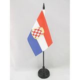 AZ FLAG Tafelvlag Kroatische Republiek Herceg-Bosna 1991-1994 15x10 cm