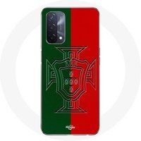 Maniacase Oppo A93 5G Portugal Groen en Rood Logo Hoesje