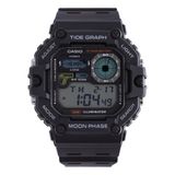 Casio Casio Collection WS-1700H-1AVEF Horloge - Kunststof - Zwart - Ø 48 mm