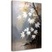 Image sur toile blanc-beige feuilles d'érable 80x120