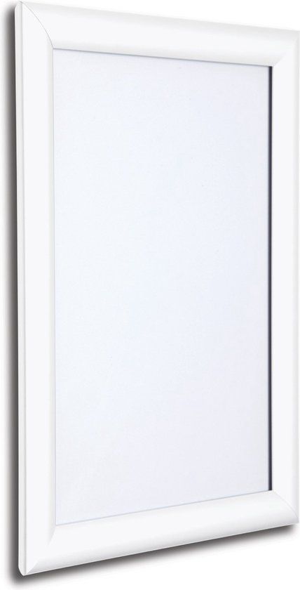 Seco Stewart Superior A4 Snap Frame - White Aluminum - 25mm