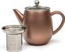 Bredemeijer Theepot dubbelwandige Eva - 1,1 liter - Roestbruin - Met theezeef