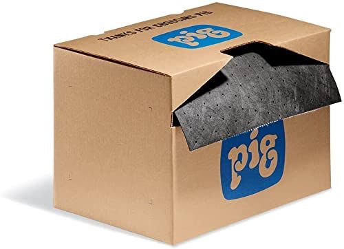 NEW PIG Panda NEW PIG mat141 Pig Universele mat, 37,1 L absorptievermogen, 46 m lang x 38 cm breed, 1 rol/doos, grijs
