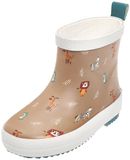 Playshoes Kinderlaarzen met halve schacht, met dierenmotief, Bruin, Maat 23