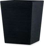 Sans marque Vase carré - Pot de fleurs grand - Plantes extérieur - Design antique - 70 cm haut - Anthracite