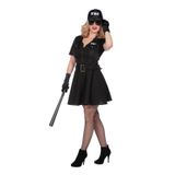 Wilbers FBI Jurk Dames - Politie Jurk - Zwart - Maat L/40