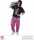 W Finidi Fout disco pak jaren 80 heren S Zwart/Roze