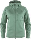 Fjällräven Abisko Grid Fleece Met Volledige Rits Groen M Vrouw