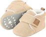 Chaussons pour bébé sans marque, tricotés avec semelle antidérapante