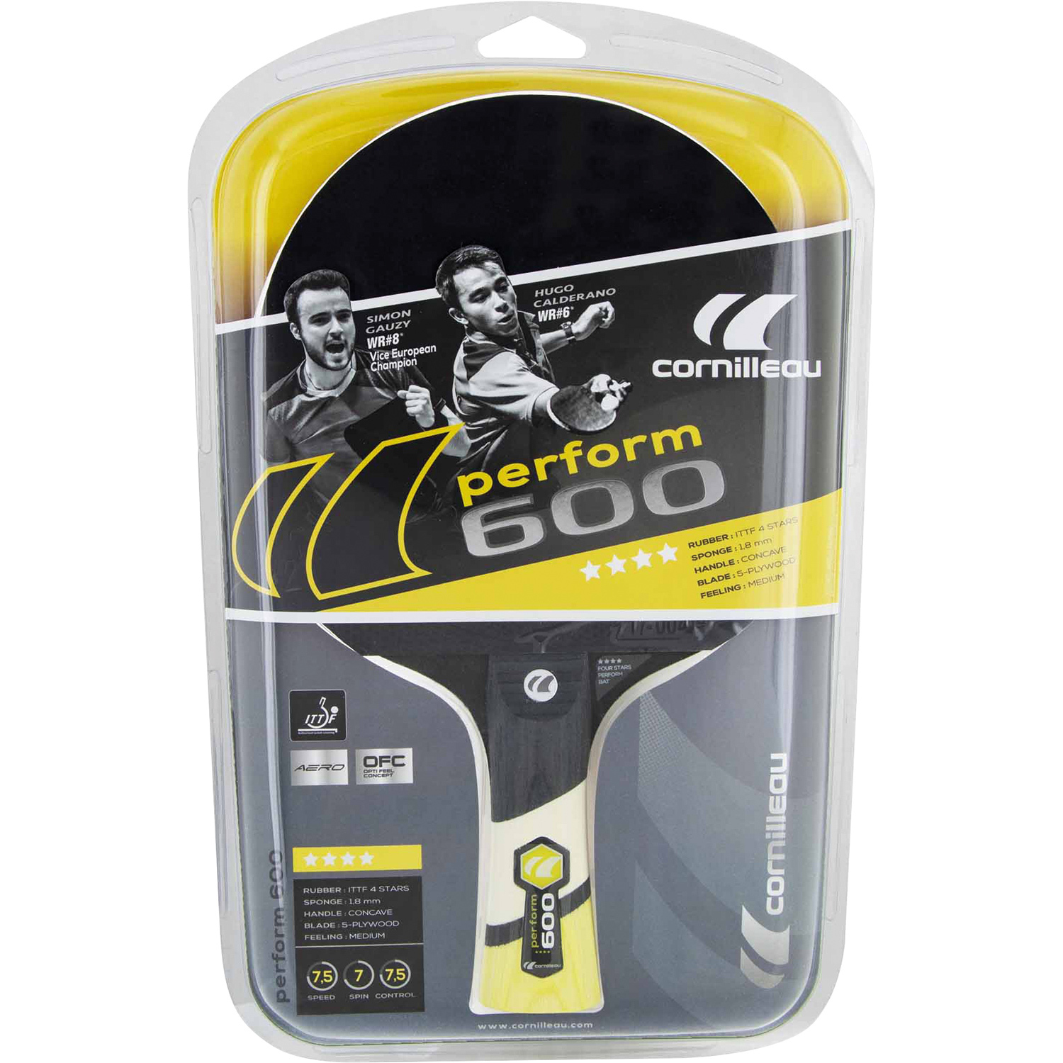 cornilleau Cornilleau Perform 600 Tabletennis Bat