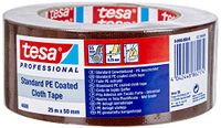TESA 4688 plakband met kunststof frame, 50 mm x 25 m, bruin