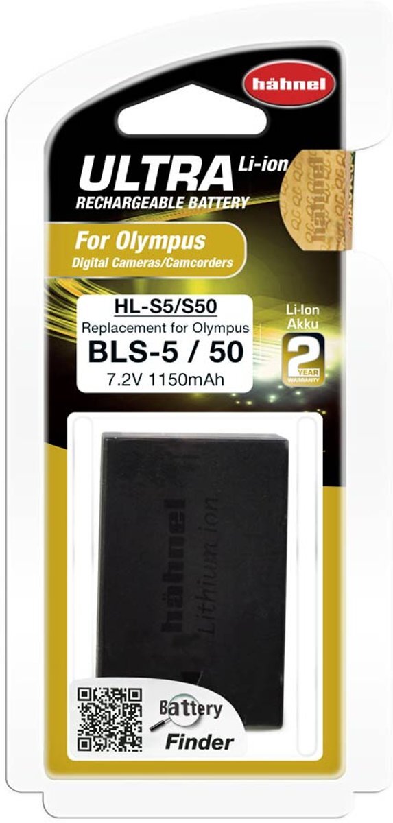 Hähnel HL-S5/S50 Ultra Li-Ion Accu voor Olympus