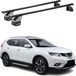 Menabo Draagbalken voor Nissan X-Trail T32, modeljaren 2013-2017, kleur zwart