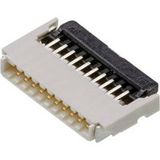 Molex 5034801000 FFC/FPC-aansluiting Totaal aantal polen: 10 Rastermaat: 0.5 mm Inhoud: 1 stuk(s) Tape on Full reel