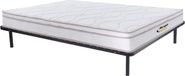 Vente-unique Set lattenbodem en verenmatras met 3 slaapzones en vormgeheugen WOLKENTANZ van YSMÉE - 140 x 200 cm