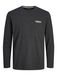 JACK & JONES Chemise 'JJAlvis' noir chiné / blanc