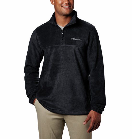 Columbia Steens Mountain™ Half Zip Heren Outdoortrui - Black - L - Polyester - Herfst/Winter 2025