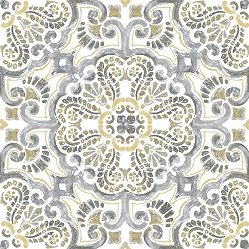 WallPops Antico Peel & Stick vloertegels - Meerkleurig - 30,5 x 30,5 cm