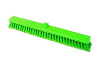 Maya Professional Tools 47106-5 levensmiddelenhygiënebezem 600 mm x 60 mm groen met splitborstels
