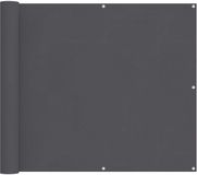 vidaXL Balkonscherm - 90 x 200 cm - PU gecoat Oxford Alu Rechthoekig