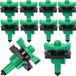 Mini arroseur 360° 34l/h Système d'arrosage Micro goutte-à-goutte Tuyau goutte-à-goutte 10 pc