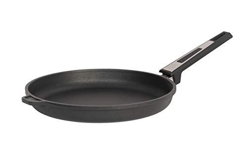 SKK 2651 titanium inductie, gietijzeren vispan 42 x 28 cm, anti-aanbaklaag, geschikt voor inductie, keramisch versterkt, met gegoten handgrepen, ovenvast, Made in Germany