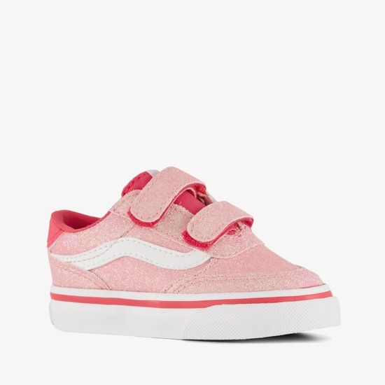 Vans Brooklyn LS V Sneakers Junior Roze - Wit
