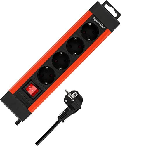 REV Ritter 00144161 Stekkerdoos - 4-voudig - 1.9 m - Koper/Antraciet