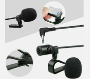 Icecat Microphone externe, microphone pour autoradio Bluetooth, PC, prise 3,5 mm, 3 mètres de long, pour utilisation en voiture