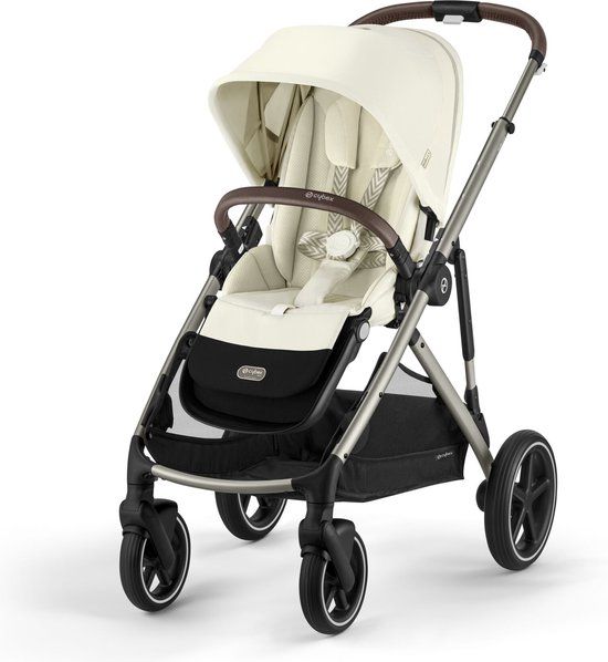 Cybex Gazelle S Kinderwagen - Seashell Beige - Taupe Frame