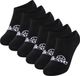 Ellesse FRIMO NO SHOW SOCKS Set van 6 Zwart Maat 43-46