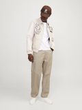 JACK&JONES JPSTEDDIE JJCARPENTER LINEN BLEND Heren Broeken 30/32 Katoen/Linnen Crockery