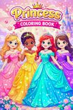 Princess Coloring Book: For Girls Ages 4-8